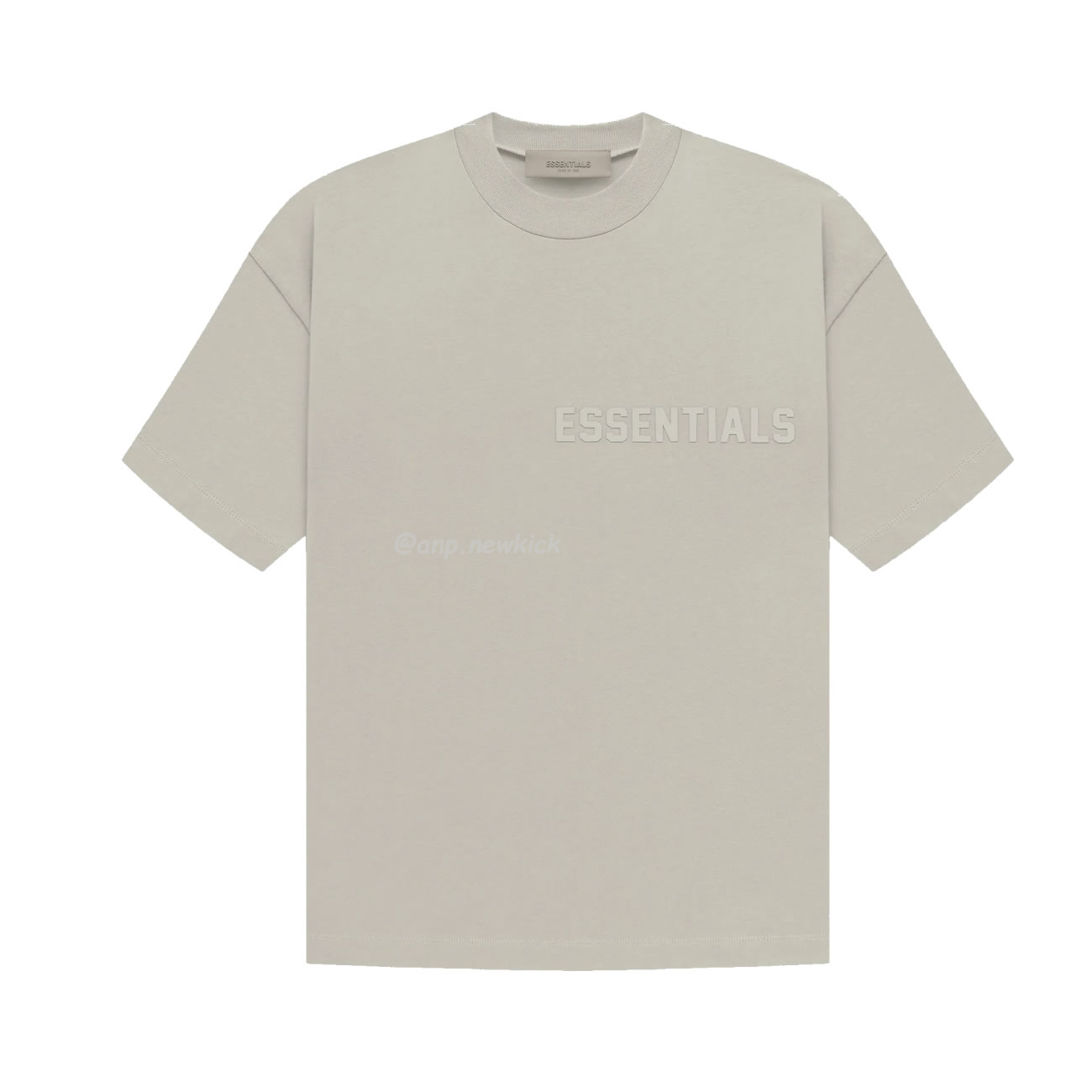 Fear Of God Essentials Fog Logo Letter Short Sleeve T Shirt Plum Purple (12) - newkick.cc